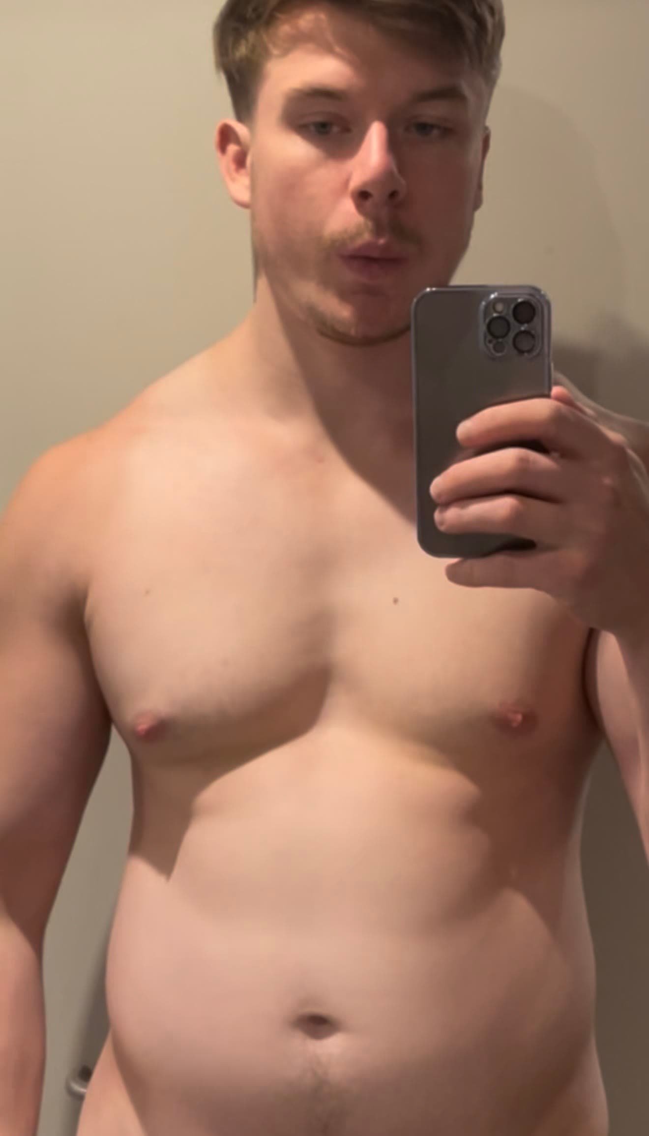 Lewis Welsh in 2020, before starting the protocol