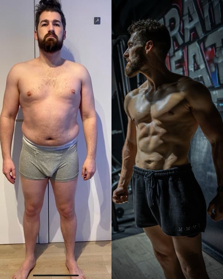 Jonny, before and after