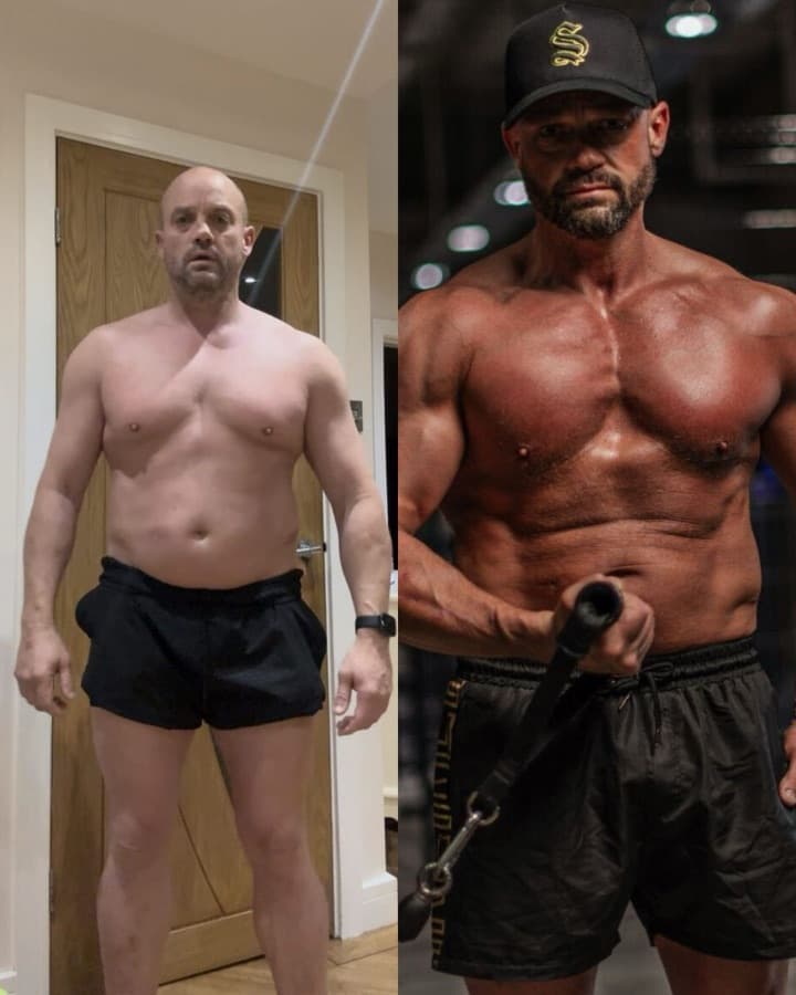 Martin, before and after